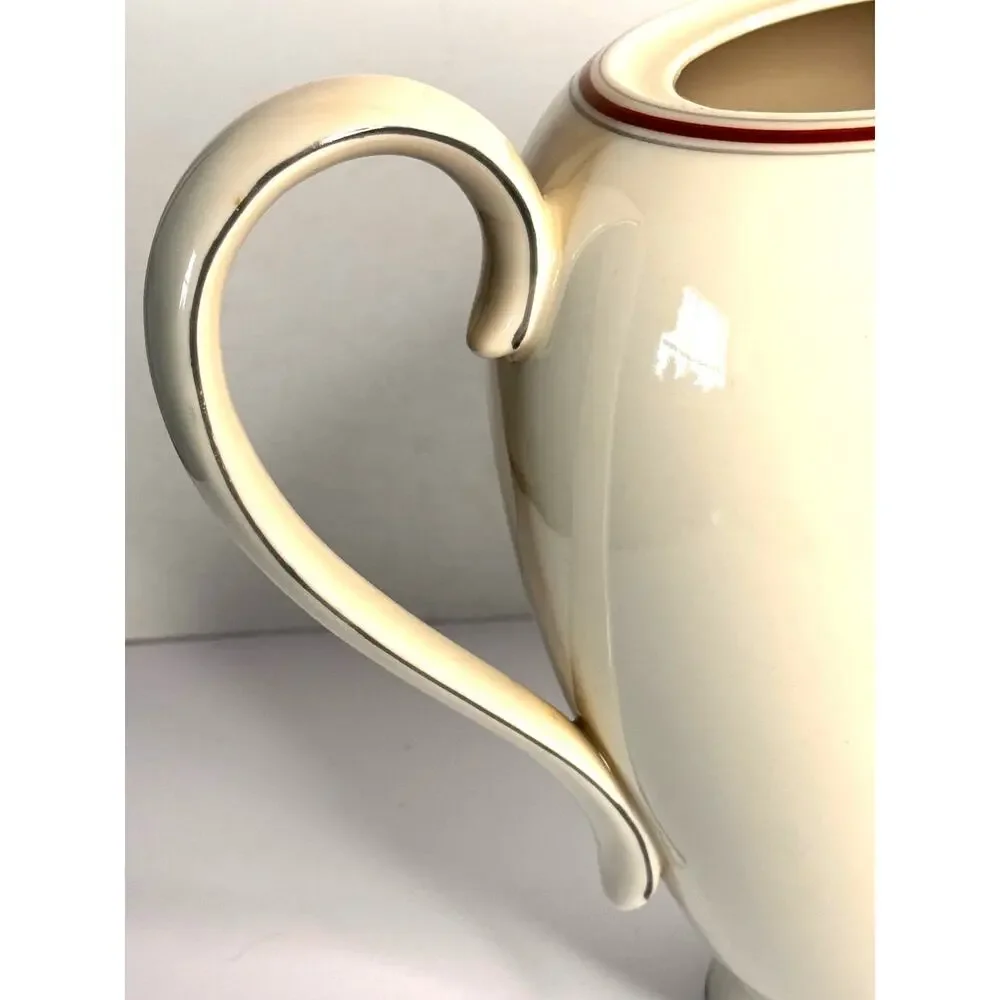 Edelstein Bavaria Ceramic Tea Pot Minimalist Atomic Mid Century Modern Germany